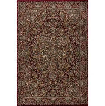 Koberec Breno Kusový koberec RAZIA 180/ET2R – rostlinné ornamenty, 133x190 cm, Červená/Vícebarevné