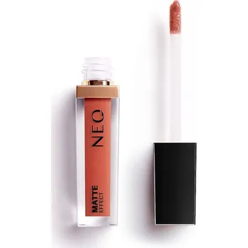 Rtěnka NEO MAKE UP Matte Effect Lipstick 11 Camelia matná rtěnka v tekuté formě 4.5ml