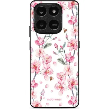 Pouzdro na mobilní telefon Lesklý kryt Mobiwear Glossy - Honor X7d - G033G - Růžové květy (Prémiové lesklé pouzdro, obal, kryt Mobiwear Glossy na mobil Honor X7d - G033G - Růžové květy, materiál Plast + TPU silikon - krytí po všech stranách, neošoupatelný potisk, tenké provedení,)