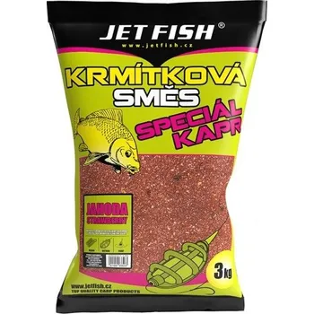 JET FISH - Krmítková směs 3kg - Jahoda