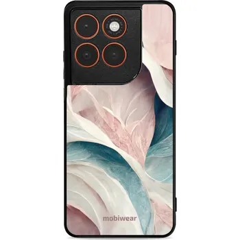 Pouzdro na mobilní telefon Lesklý kryt Mobiwear Glossy - Motorola Edge 70 - G026G - Růžový a zelenkavý mramor (Prémiové lesklé pouzdro, obal, kryt Mobiwear Glossy na mobil Motorola Edge 70 - G026G - Růžový a zelenkavý mramor, materiál Plast + TPU silikon - krytí po všech stranách,)