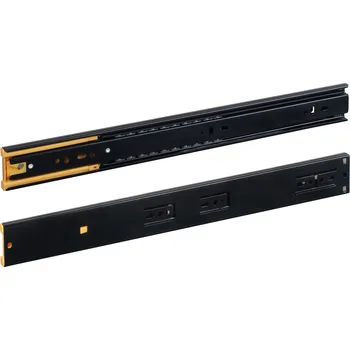 Walteco Plnovýsuv s tlumením 400mm, nosnost 35 kg, černá, 1 pár