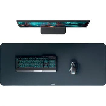 Podložka pod myš LEITZ podložka na stůl XL 100x40cm sametově šedá