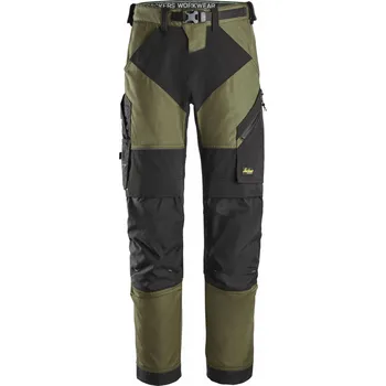 Pracovní oblečení Kalhoty FlexiWork+ khaki Snickers Workwear Velikost: 104