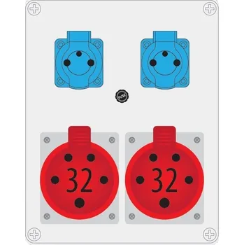 Rozvaděč Rozvaděč Pawbol 400 V IP44 63 A