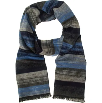 Šála Pánská šála Avantgard - šedá / modrá 957-01723-0
