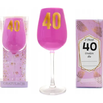 Sklenice Sklenice k 40. narozeninám dárek na oslavu