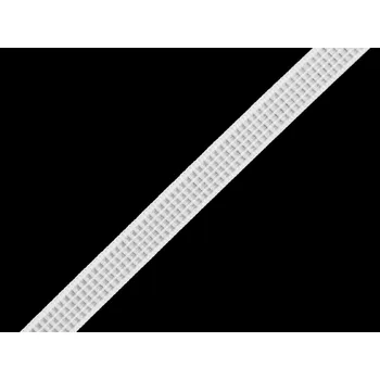 Kostice PES v metráži prošívací šíře 7 mm, střední, bílá