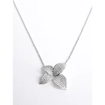 Náhrdelník DÁMSKÝ ŘETÍZEK S KVĚTINOVÝM PŘÍVĚSKEM PECA del SOL