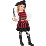 Amscan Dětský kostým Pirátka - vel. 4-6 let