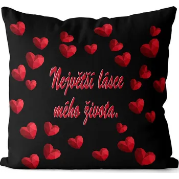 Dekorativní polštářek Polštář - Největší lásce mého života