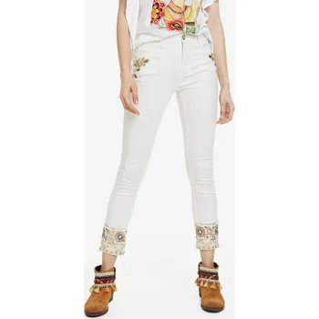 Dámské džíny Desigual 19SWDD09_5178 dámské džíny úzké nohavice velikost 24