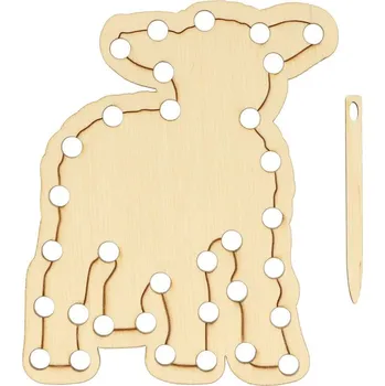 Šablona pro vyšívání ovečka 9x12cm