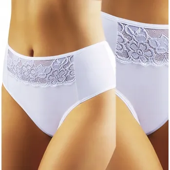 Kalhotky Chita Krajkové Kalhotky Bavlna EMILI bílá M