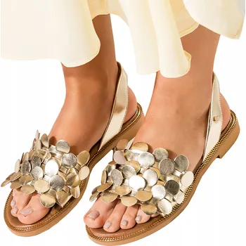 Dámské sandále Casu dámské sandály 40425/C plochý podpatek velikost 38