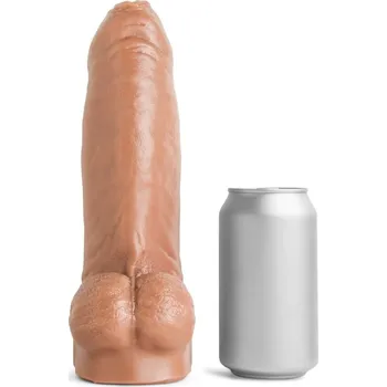 Dildo Mr. Hankey’s Toys Chorizo n’ Eggs Medium, prémiové silikonové dildo s Vac-U-Lock 24 x 7 cm