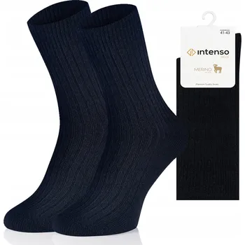 Pánské ponožky Intenso Ponožky Mer72_Czarny, černá velikost 38-40