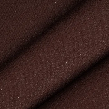 Zbytek - Teplákovina počesaná nový OSKAR s jemným melírem tmavě hnědá № 42