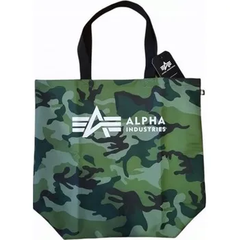 Alpha Industries nákupní taška shopper polypropylen zelená