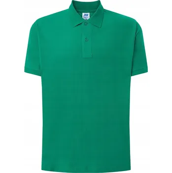 Pánská košile Pánská polokošile BAVLNA 100% JHK ZELENÉ XXL POLOKOŠILE