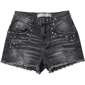 Dámské kraťasy #VDR Rock Black kraťasy S Černá