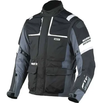 Sport NERVE G-Drive tmavá textilní cestovní bunda na motorku velikost S