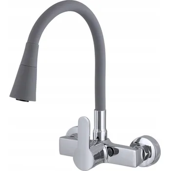 Vodovodní baterie Kuchyňská baterie gamma flexibilní nástěnná flex 3000 šedá