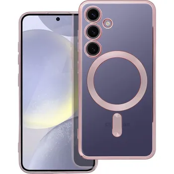 Pouzdro na mobilní telefon OEM Pouzdro Electro Mag Cover SAMSUNG Galaxy S24 zlatorůžové