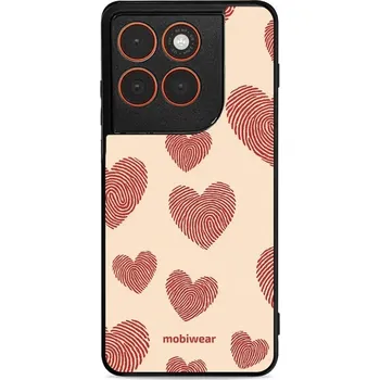 Pouzdro na mobilní telefon Lesklý kryt Mobiwear Glossy - Motorola Edge 70 - GP93G Otisk srdce (Prémiové lesklé pouzdro, obal, kryt Mobiwear Glossy na mobil Motorola Edge 70 - GP93G Otisk srdce, materiál Plast + TPU silikon - krytí po všech stranách, neošoupatelný potisk, tenké)