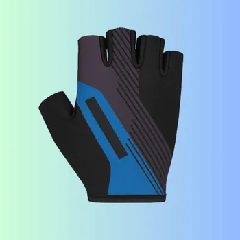 Cyklistické rukavice RYINZ Pánské Cyklistické Rukavice Comfort Blue – Gelové Polstrování, Prodyšné, Pro Road & Fitness | Odběr Kladno - L