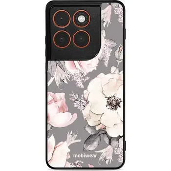 Pouzdro na mobilní telefon Lesklý kryt Mobiwear Glossy - Motorola Edge 70 - G034G - Květy na šedém pozadí (Prémiové lesklé pouzdro, obal, kryt Mobiwear Glossy na mobil Motorola Edge 70 - G034G - Květy na šedém pozadí, materiál Plast + TPU silikon - krytí po všech stranách,)