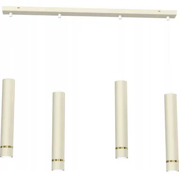 Stropní svítidlo lustr lišta bodové svítidlo tuba 4XGU10 béžová zlatá TUBE /LED/