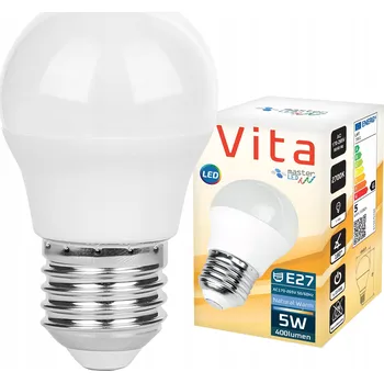 Žárovka LED žárovka E27 2835 SMD 500lm 5W kulatá G45 230V