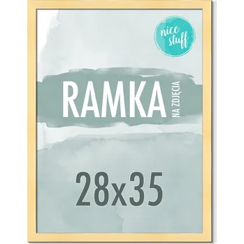 Obraz RÁMEČEK NA FOTKY 28x35 RÁMY NA FOTKY FOTKA 35x28 MDF ZLATÁ zlaté