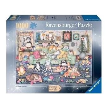 Puzzle Puzzle 1000 Łobuziarskie koty w święta
