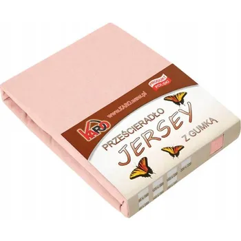 Prostěradlo Prostěradlo jersey s gumou 90x200 lososové 00