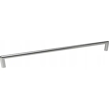 Nábytkové kování Nábytková úchytka klasická stříbrná lesklá 330 x 8 x 3,3 cm