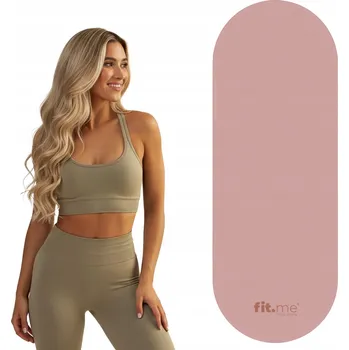 podložka na cvičení PODLOŽKA NA CVIČENÍ JÓGA YOGA KAUČUKOVÁ PU OVÁLNÁ 4MM PROTISKLUZOVÁ Fit.Me