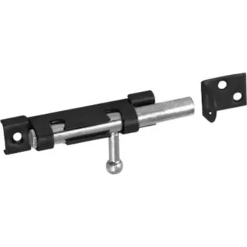 Tesařské kování Domax WOS 70 C Zástrč s kulatým jezdcem úzká 70x10 mm černá 10ks