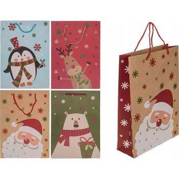Dárková taška Papírová Dárková Taška - Vánoční Přátelé