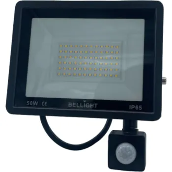 BELLIGHT LED reflektor s čidlem 230V 50W 4000K černý