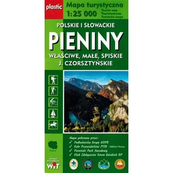 Umění Pieniny polskie i słowackie. Mapa turystyczna 1:25 000 Kolektiv autorů