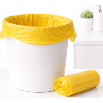 Pytle na odpadky Žluté pytle na tříděný odpad do domácnosti 35L 50 Ks
