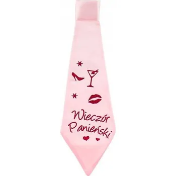 Karnevalový doplněk Kravata na rozlučka se svobodou GoDan růžová
