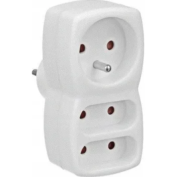Elektrická zásuvka Elektrická Zásuvka rozbočka Swe bílá