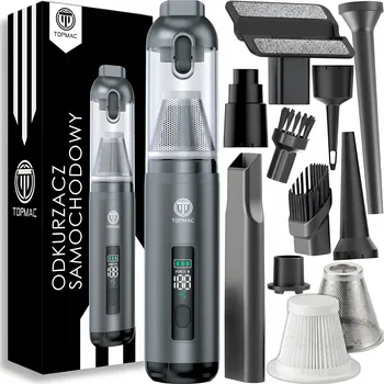 Vysavač VÝKONNÝ BEZDRÁTOVÝ RUČNÍ AUTO VYSAVAČ 140W 18KPA AKUMULÁTOROVÝ