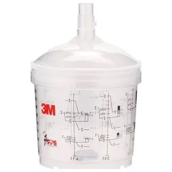 3M PPS typ V kelímek s víčkem 400ml / 200 mic MIDI (16152)