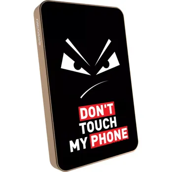 Powerbanka Picasee Powerbanka s MagSafe 5 000 mAh Zlatá - Evil Eye - Transparent