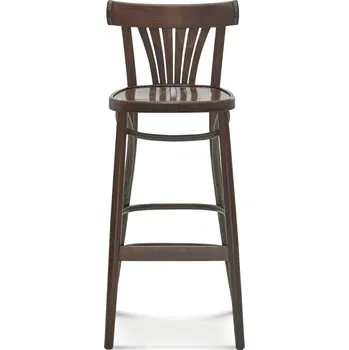 Barová židle Židle barová BST-788 FAN - Fameg Ořech 04, Židle Bez Čalounění 46x106 cm