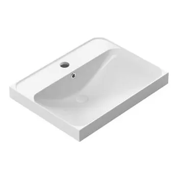 Umyvadlo Nábytkové umyvadlo SAT Brevis 61x47,5 cm otvor pro baterii uprostřed SATBRE6046